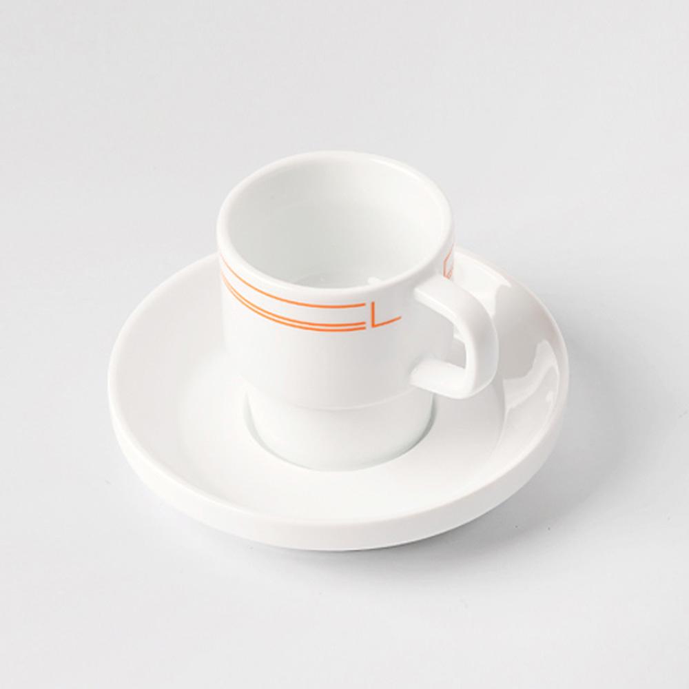 El Café Espresso Cup and Sauser 75ml Set