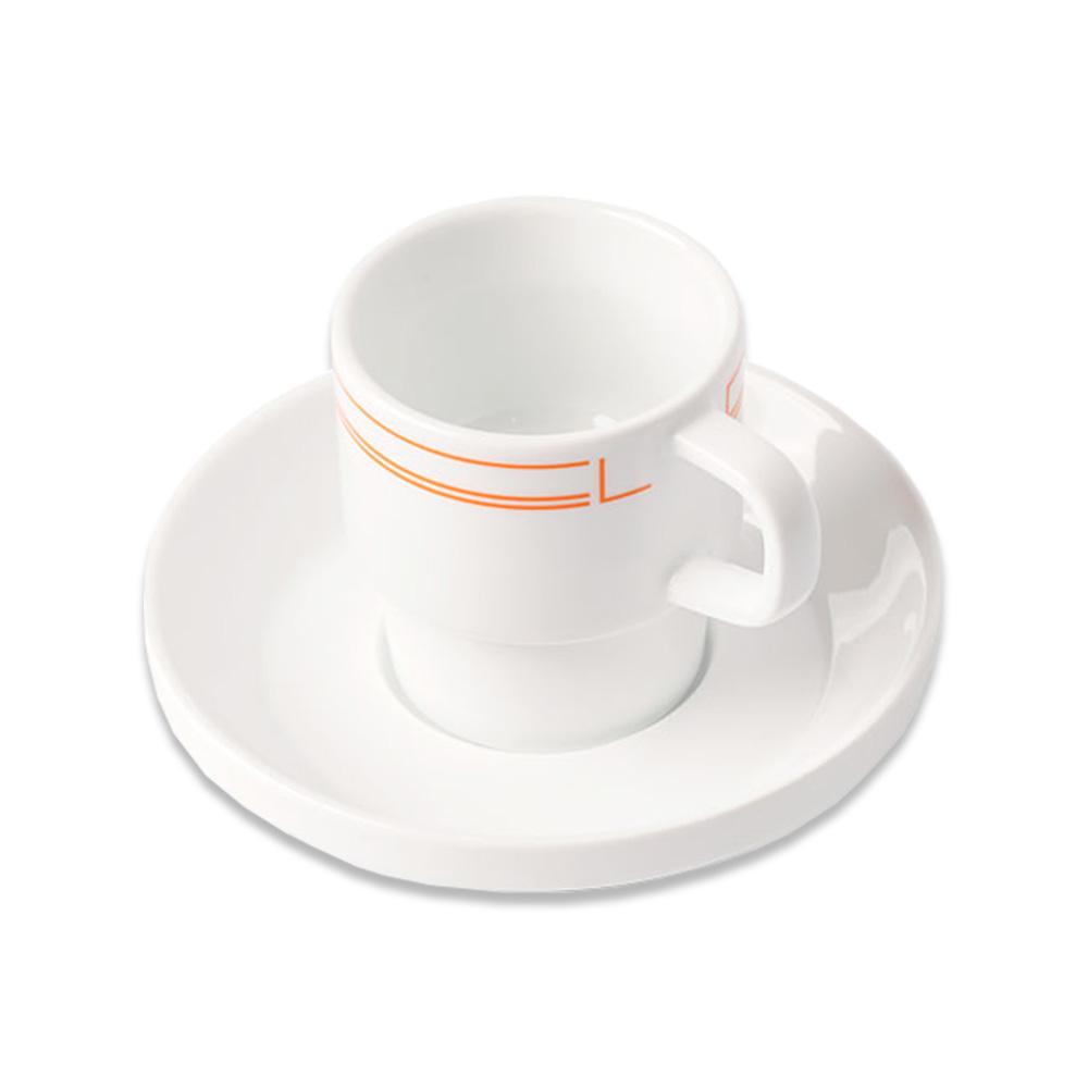 El Café Espresso Cup and Sauser 75ml Set